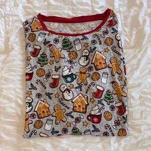 Festive Holiday Print Pajama Top - Men’s